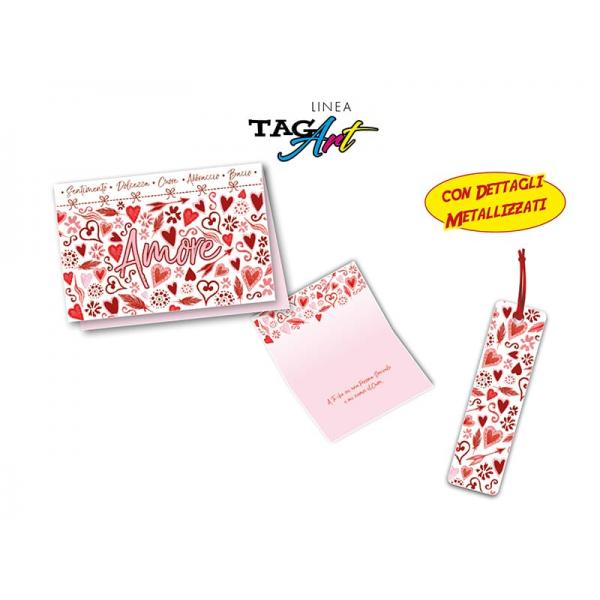 BIGL.AUGURI 11,4X17,2CM ROMANTIC.TAG ART