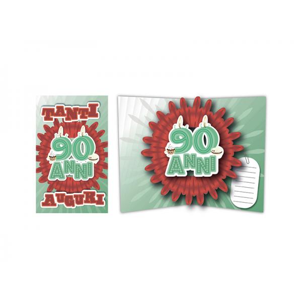 BIGL. AUGURI POPUP TANTI AUGURI 90 ANNI