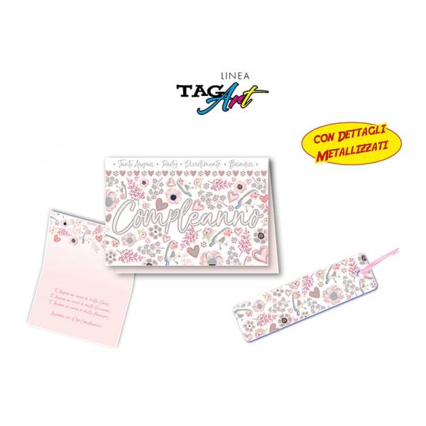 BIGL.AUGURI 11,4X17,2CM COMPL. TAG ART