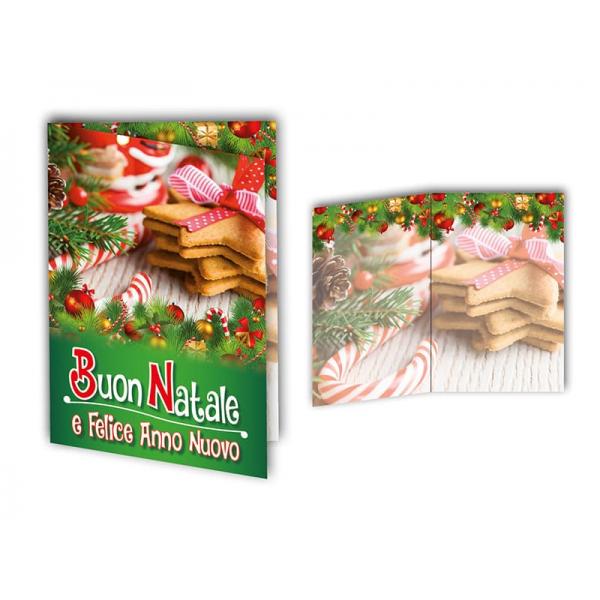 BIGLIETTO AUGURI NATALE 11,4X17,2CM