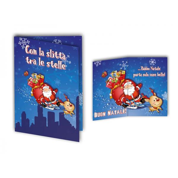 BIGLIETTO AUGURI NATALE 11,4X17,2CM