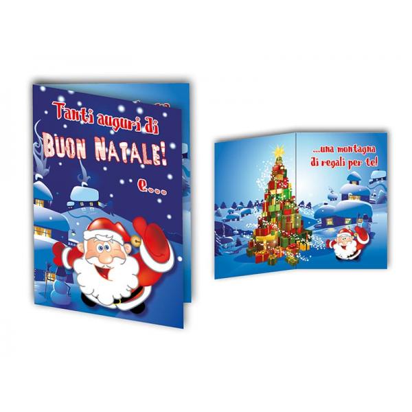 BIGLIETTO AUGURI NATALE 11,4X17,2CM