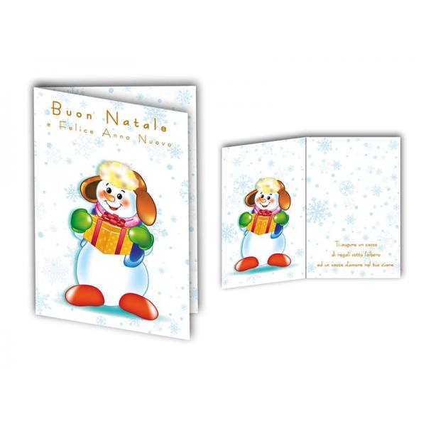 BIGLIETTO AUGURI NATALE 11,4X17,2CM