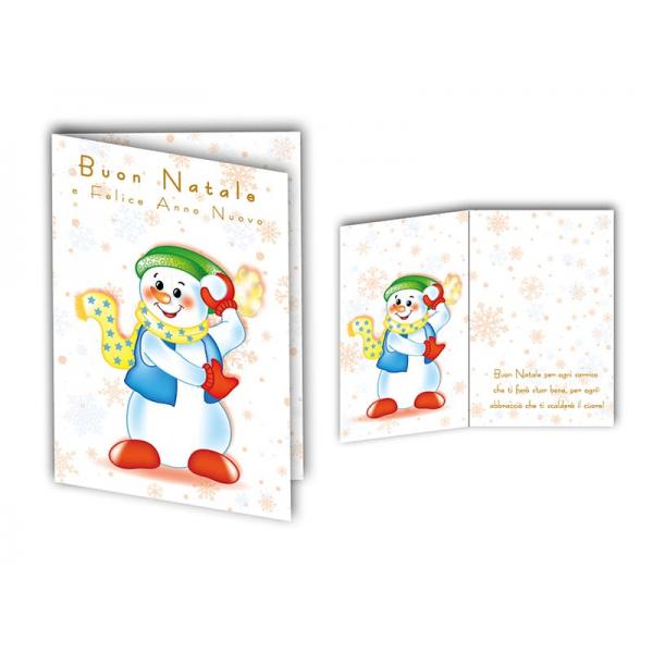 BIGLIETTO AUGURI NATALE 11,4X17,2CM