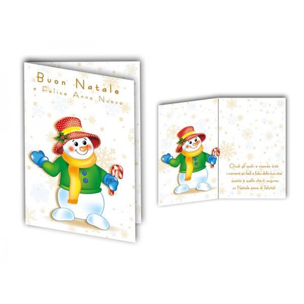 BIGLIETTO AUGURI NATALE 11,4X17,2CM