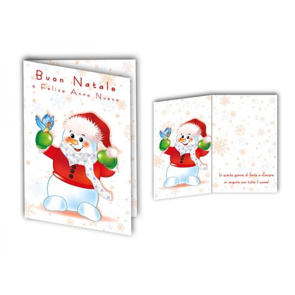 BIGLIETTO AUGURI NATALE 11,4X17,2CM