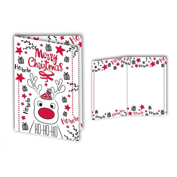 BIGLIETTO AUGURI NATALE 11,4X17,2CM