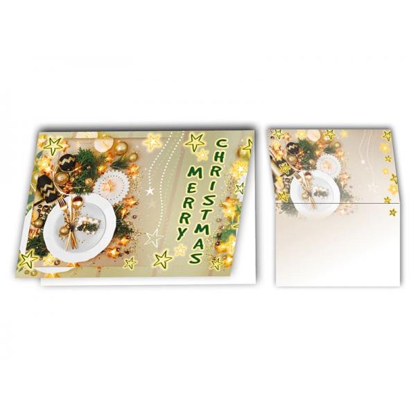 BIGLIETTO AUGURI NATALE 11,4X17,2CM