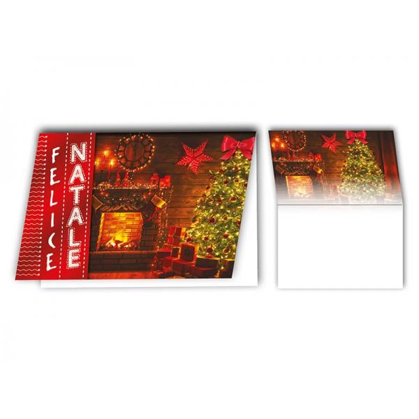 BIGLIETTO AUGURI NATALE 11,4X17,2CM