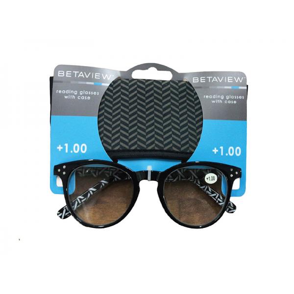 OCCHIALE DA LETTURA +1.00 NERO/TONDC/AST  !!!SPECIAL PRICE BLACK FRIDAY!!! VALIDO DAL 01 11 21 AL 30 11 21