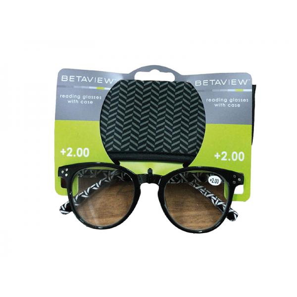 OCCHIALE DA LETTURA +2.00 NERO/TONDC/AST  !!!SPECIAL PRICE BLACK FRIDAY!!! VALIDO DAL 01 11 21 AL 30 11 21