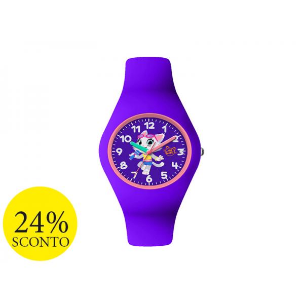 OROLOGIO EDUCATIVO 44 GATTI MILADY VIOLA
