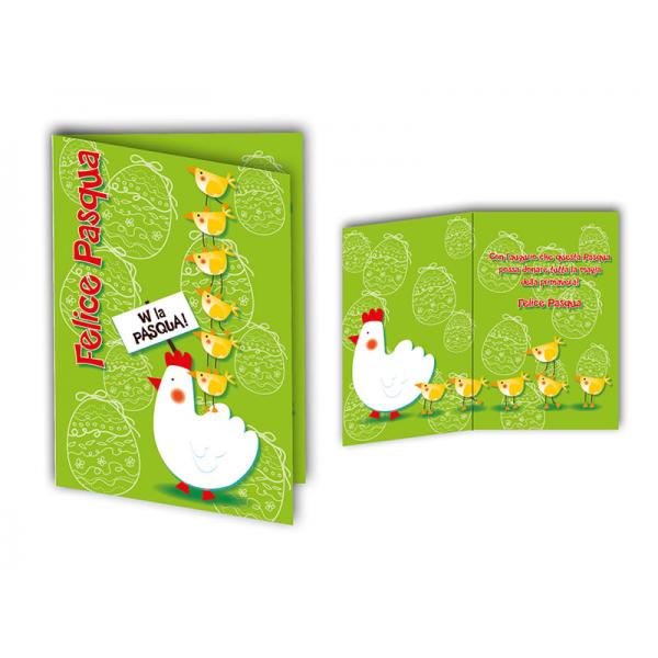 BIGL.AUGURI 11,4X17,2CM PASQUA