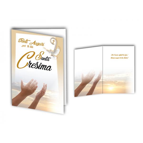 BIGL.AUGURI 11,4X17,2CM CRESIMA