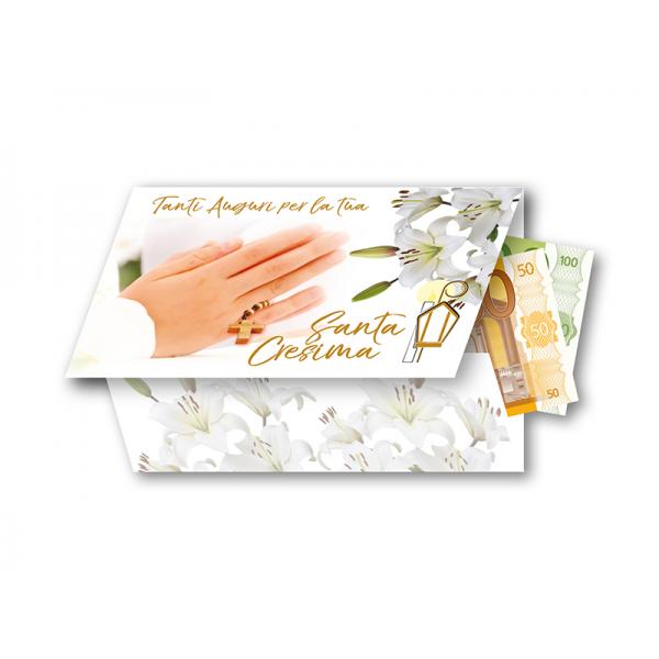 BIGL.AUGURI 11,4X17,2CM CRESIMA P. SOLDI