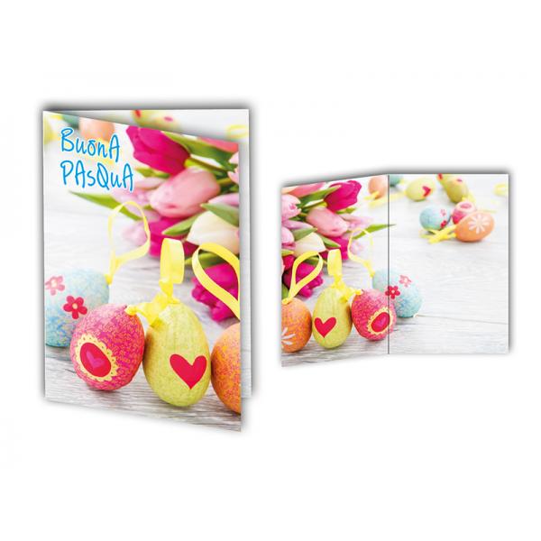 BIGL.AUGURI 11,4X17,2CM PASQUA