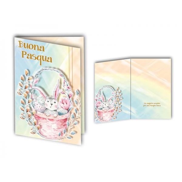 BIGL.AUGURI 11,4X17,2CM PASQUA