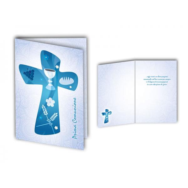 BIGL.AUGURI 11,4X17,2CM COMUNIONE