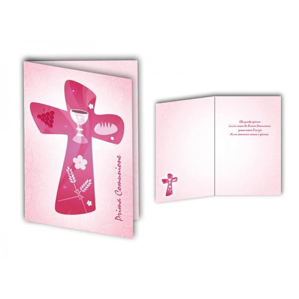 BIGL.AUGURI 11,4X17,2CM COMUNIONE