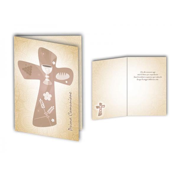 BIGL.AUGURI 11,4X17,2CM COMUNIONE