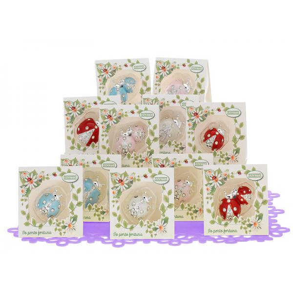 KIT 12 COCCINELLE P.FORTUNA CM10X10X6