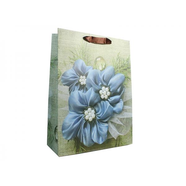CONF.6 SHOP.31X40X12CM FIORI AZZURRI