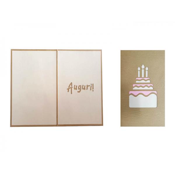 BIGLIETTO LASER-ART TORTA LEI