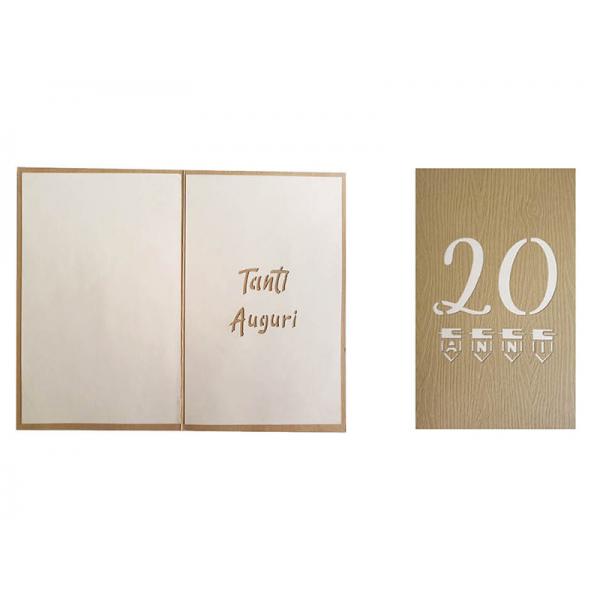 BIGLIETTO LASER-ART 20 ANNI
