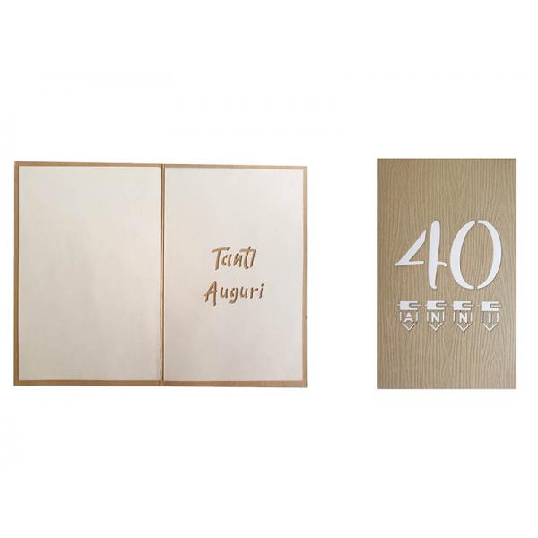 BIGLIETTO LASER-ART 40 ANNI