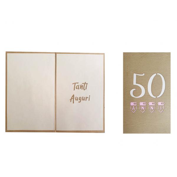 BIGLIETTO LASER-ART 50 ANNI LEI