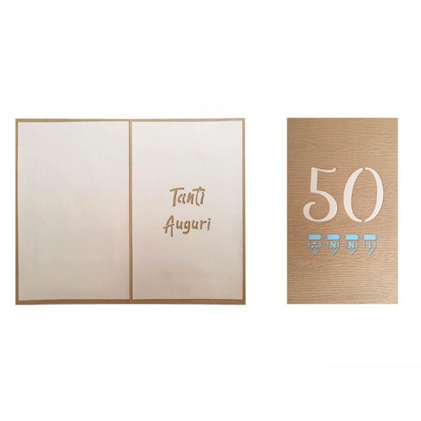 BIGLIETTO LASER-ART 50 ANNI LUI