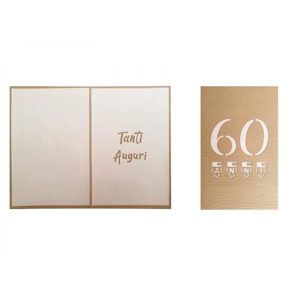 BIGLIETTO LASER-ART 60 ANNI
