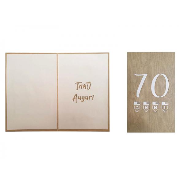 BIGLIETTO LASER-ART 70 ANNI