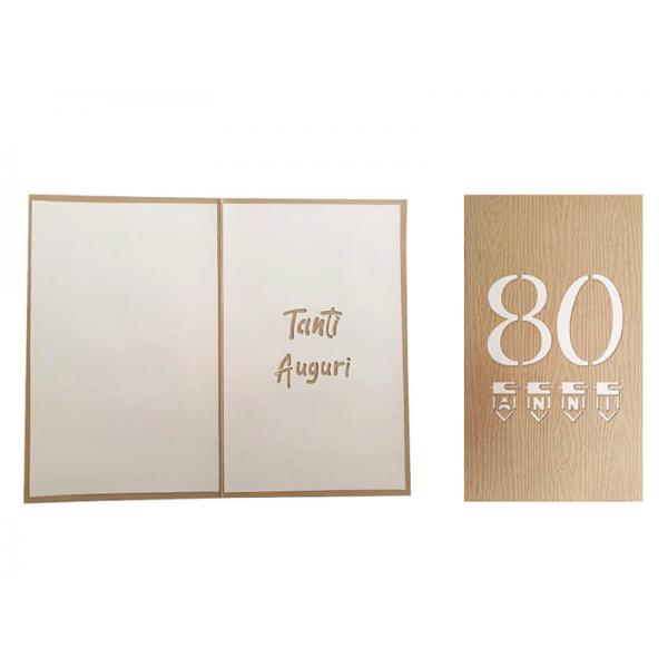 BIGLIETTO LASER-ART 80 ANNI