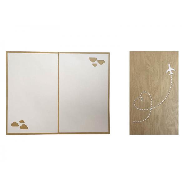 BIGLIETTO LASER-ART AEREO CON CUORE