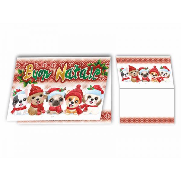 BIGLIETTO AUGURI NATALE 11,4X17,2CM