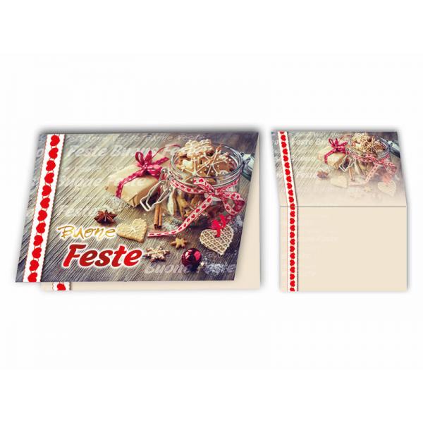 BIGLIETTO AUGURI NATALE 11,4X17,2CM
