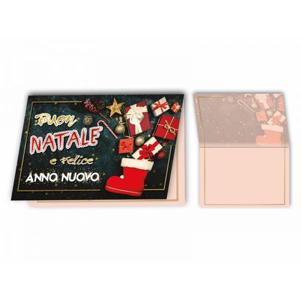 BIGLIETTO AUGURI NATALE 11,4X17,2CM