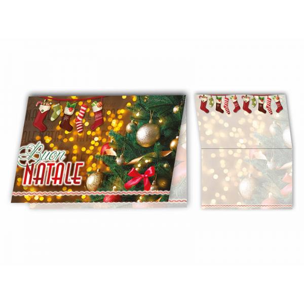 BIGLIETTO AUGURI NATALE 11,4X17,2CM