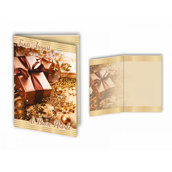 BIGLIETTO AUGURI NATALE 11,4X17,2CM