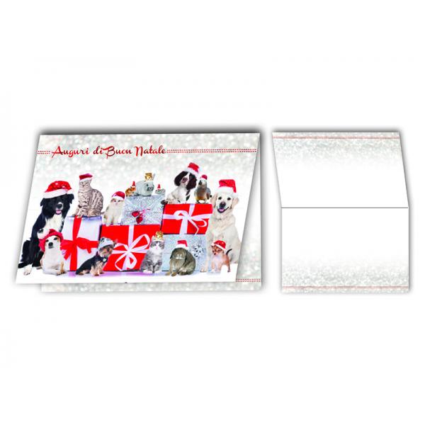 BIGLIETTO AUGURI NATALE 11,4X17,2CM