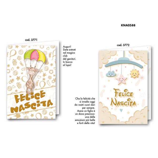 B-KIT12 BIGL.AUGURI NASCITA3771-3772