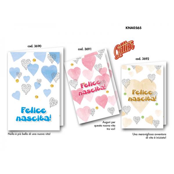 S-KIT12 BIGL.AUGURI NASCITA3690-3691-369