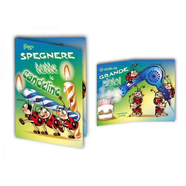 B-BIGL.AUGURI 11,4X17,2CM COCCINELLA