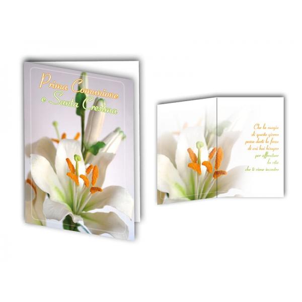 B-BIGL.AUGURI 11,4X17,2CM COMUNION/CRES.