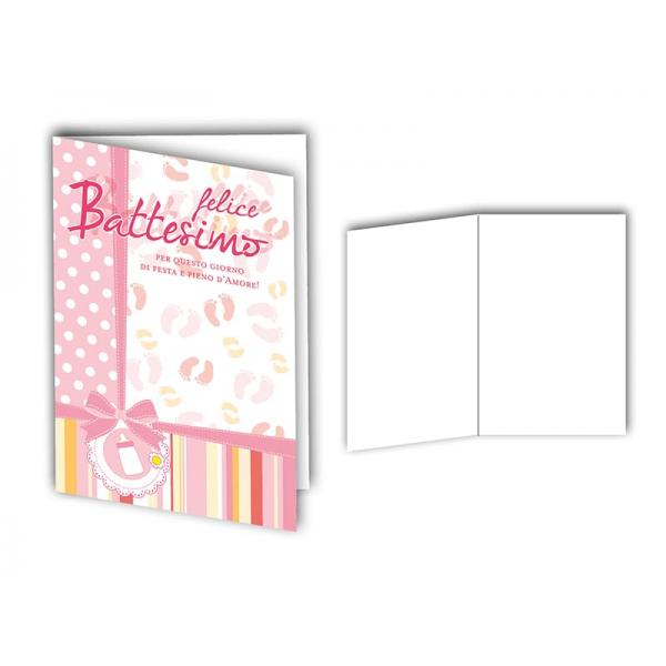 E-BIGL.AUGURI11,4X17,2CM BATTESIMO