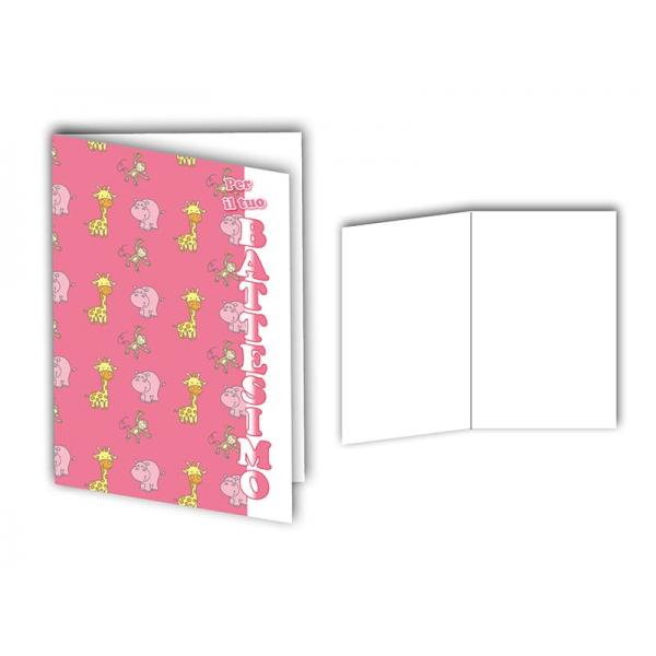 E-BIGL.AUGURI11,4X17,2CM BATTESIMO