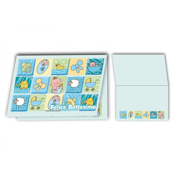 B-BIGL.AUGURI 11,4X17,2CM BATTESIMO