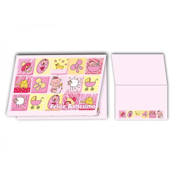 B-BIGL.AUGURI 11,4X17,2CM BATTESIMO