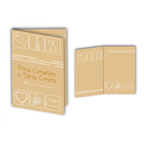 B-BIGL.AUGURI 11,4X17,2CM COMUNION/CRES.